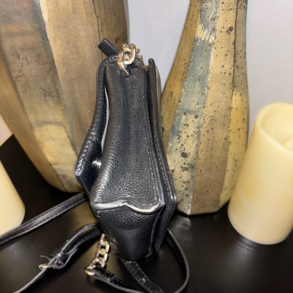 Vince Camuto Black Pebbled Leather Crossbody Bag, - Picture 4 of 11